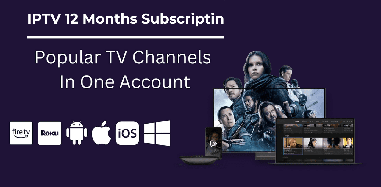 IPTV 12 Month Subscription